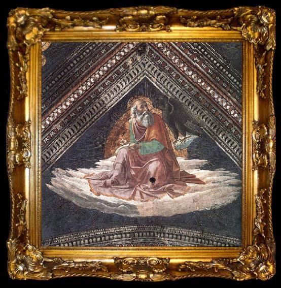 framed  GHIRLANDAIO, Domenico St John the Evangelist, ta009-2